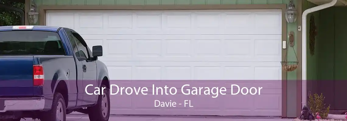 Car Drove Into Garage Door Davie - FL