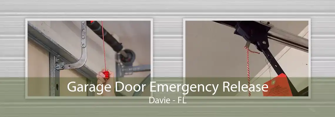 Garage Door Emergency Release Davie - FL