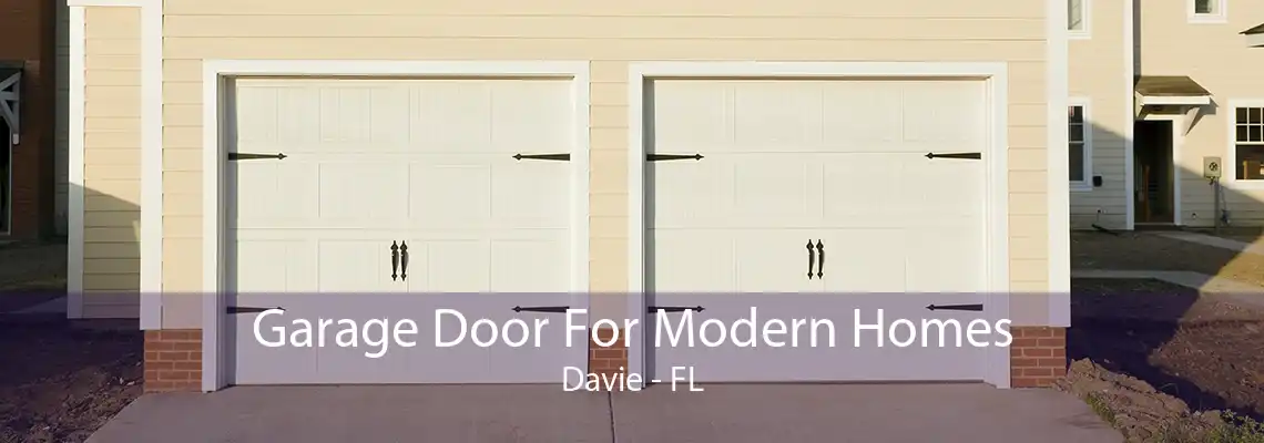 Garage Door For Modern Homes Davie - FL