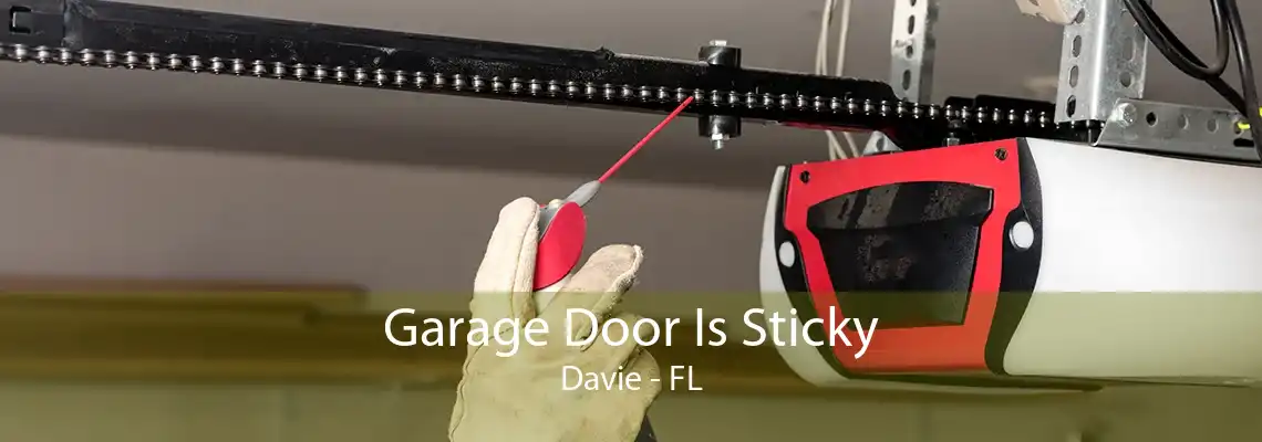 Garage Door Is Sticky Davie - FL