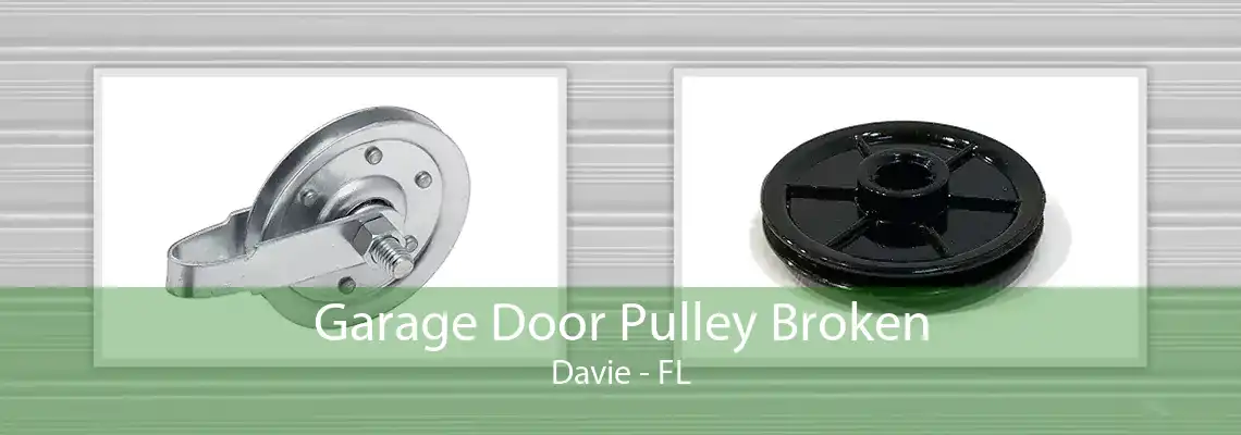 Garage Door Pulley Broken Davie - FL