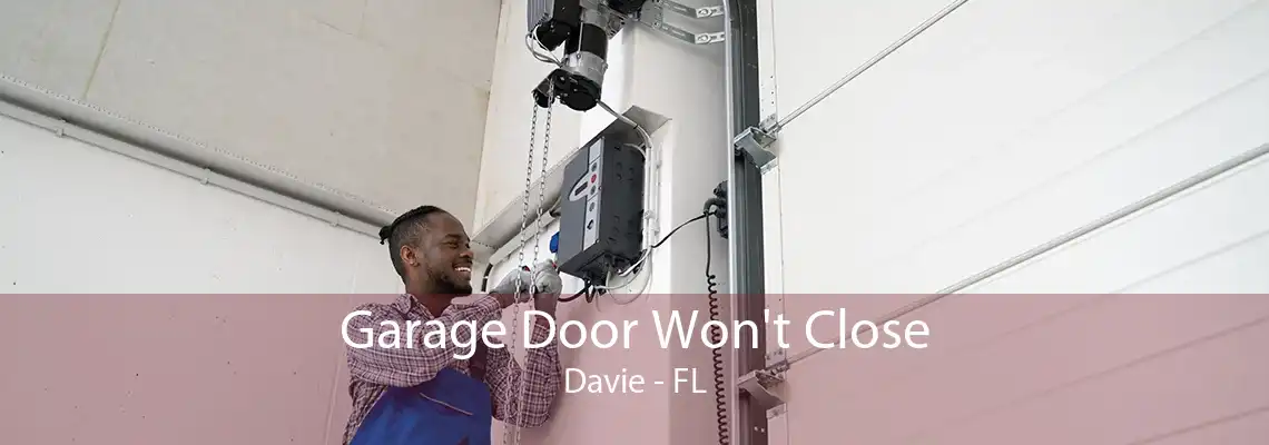 Garage Door Won't Close Davie - FL